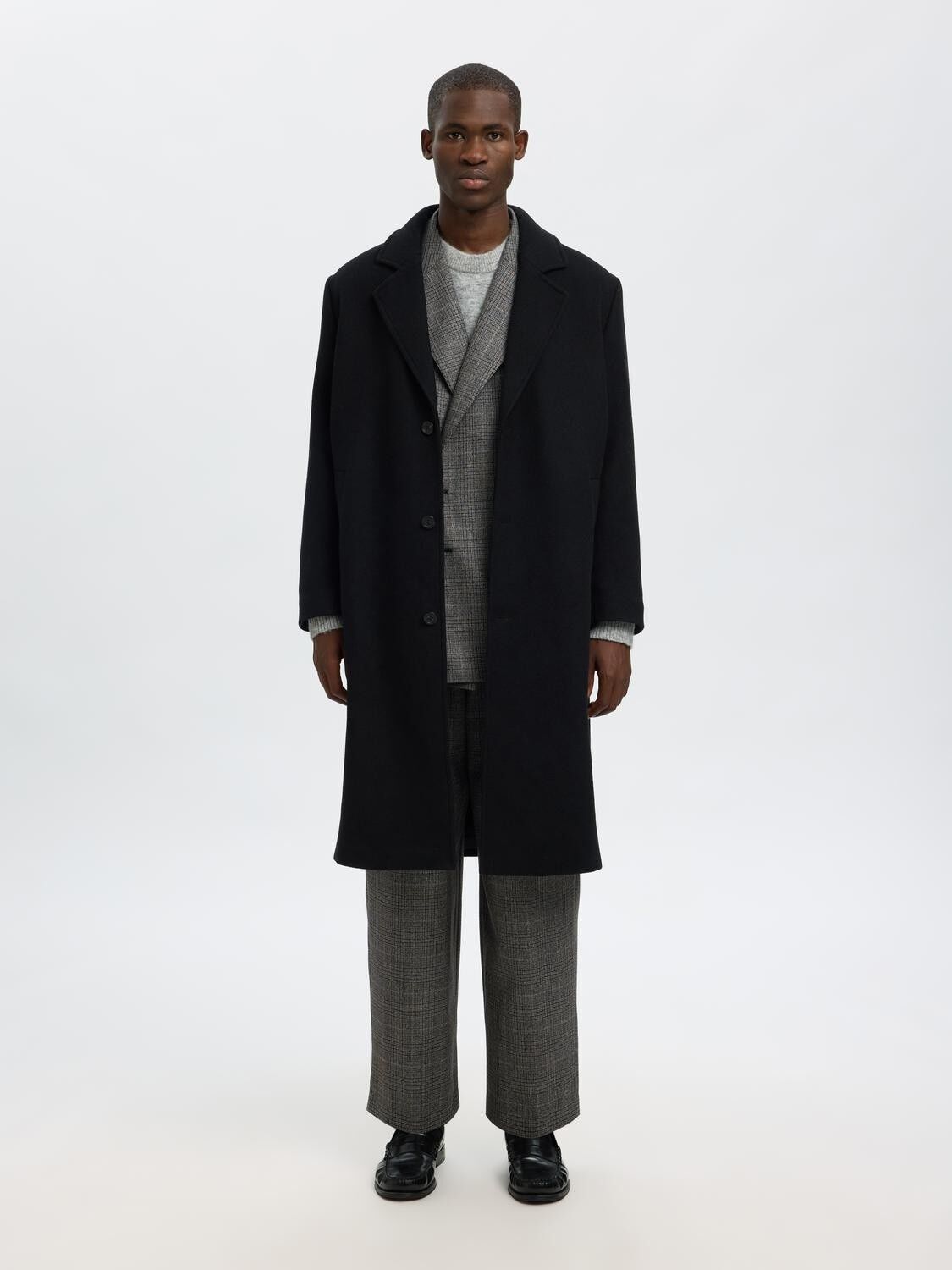 SLHRELAXED-GLEN DB WOOL BLZ