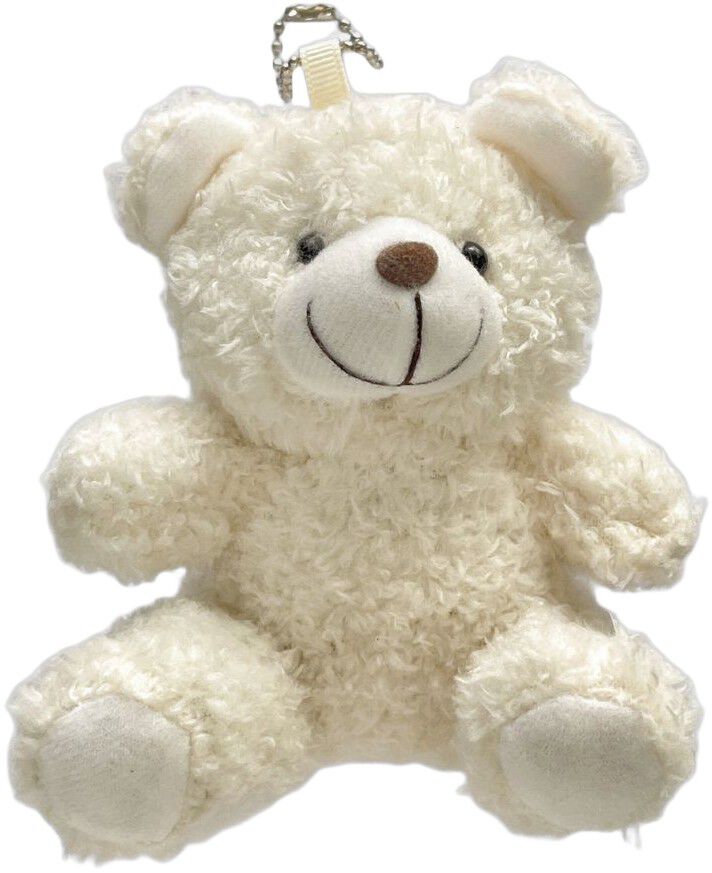 keyhanger hvid bamse