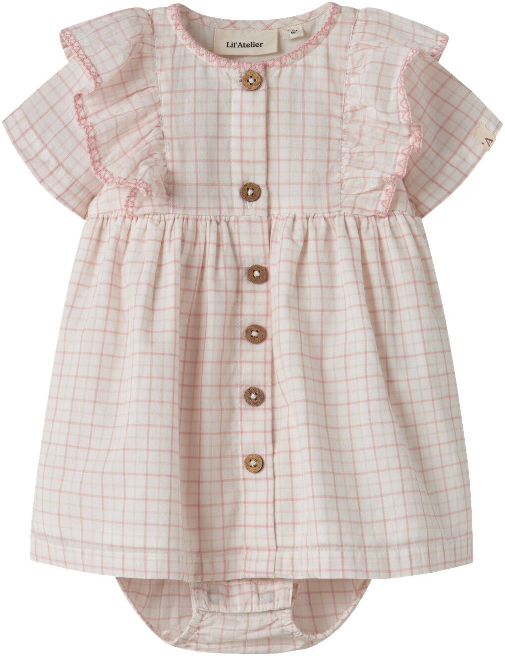 NBFHEDDA SS LOOSE BODY DRESS LIL