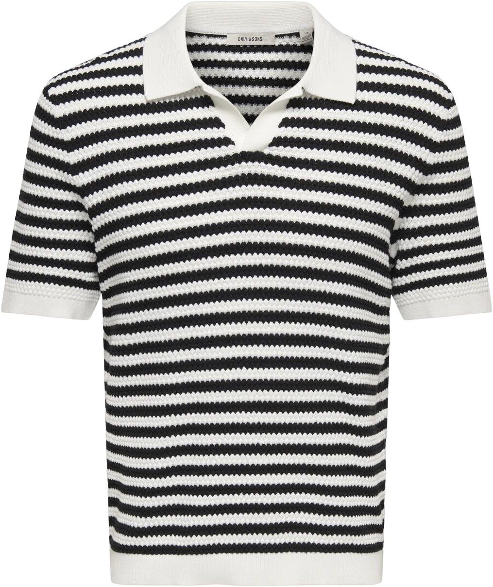 ONSSERGE REG SS SPLIT NECK KNIT