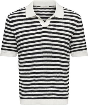 ONSSERGE REG SS SPLIT NECK KNIT