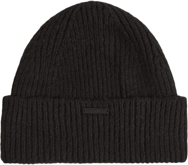 LIDIAAS Knitted Ribbed Beanie Hat