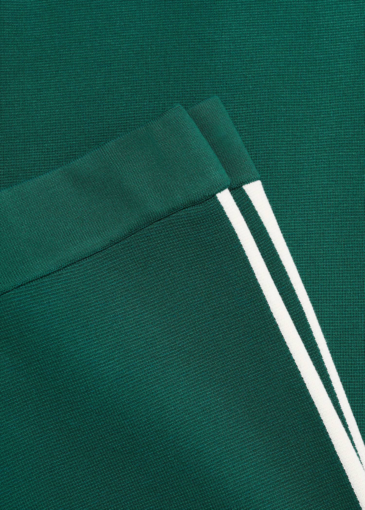 Fine-knit straight-fit trousers