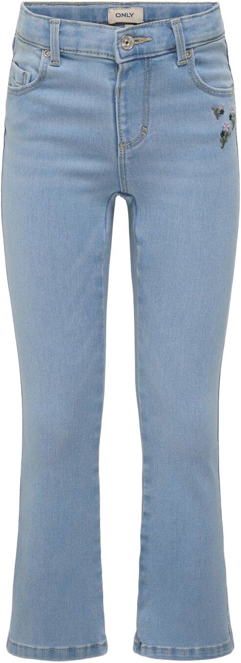 KMGROYAL FLARED FLOWER JEANS NOOS