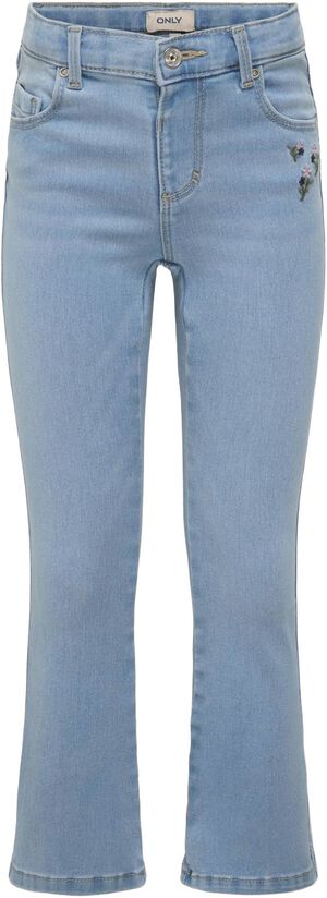 KMGROYAL FLARED FLOWER JEANS NOOS