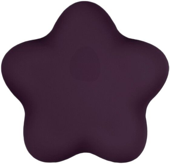 Silicone Sticker Star Deep Plum