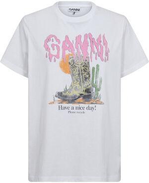 Basic Cotton Jersey T-shirt Boots P