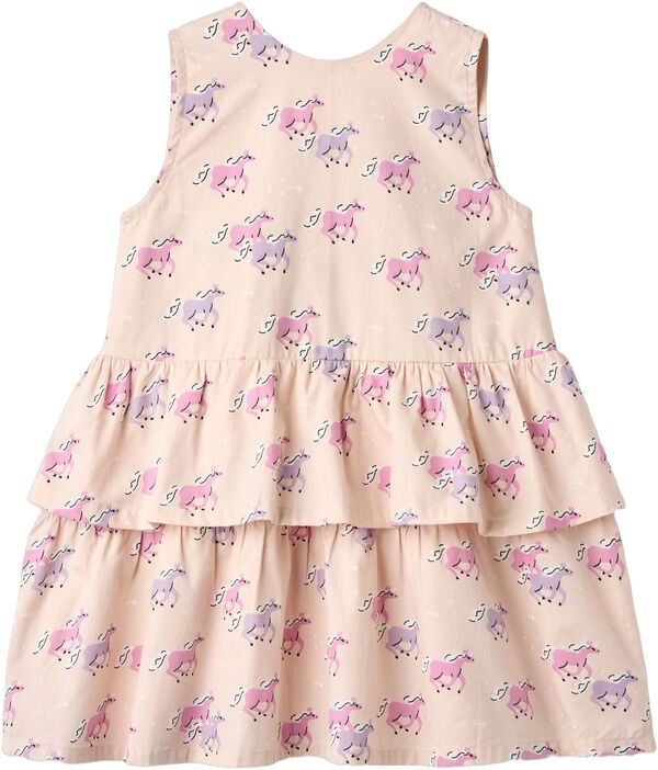 UNICORN DRESS W. RUFFLE & BOW