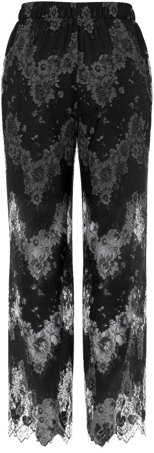 PCRINNE HW STRAIGHT LACE PANTS WVN