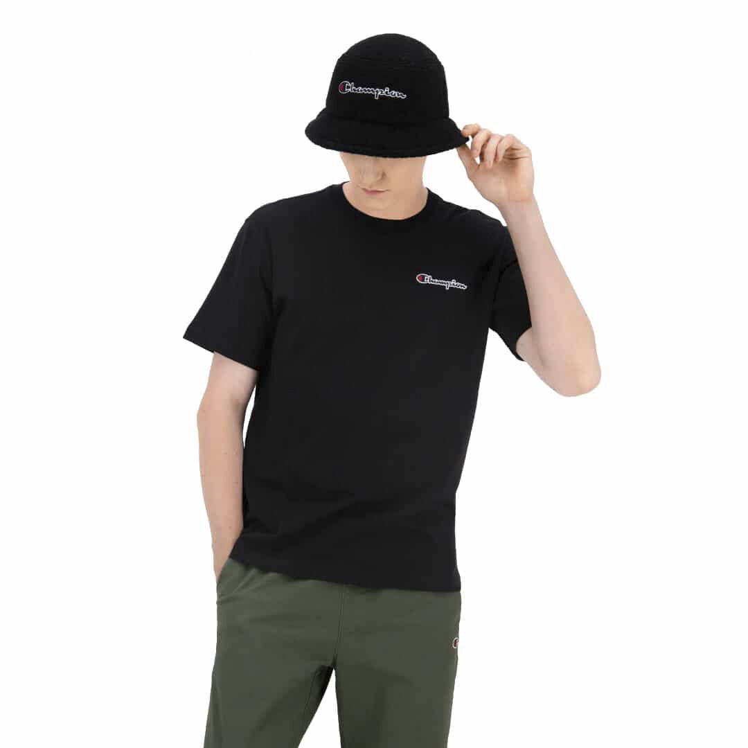 Organic Cotton Blend Small Script Logo T-shirt