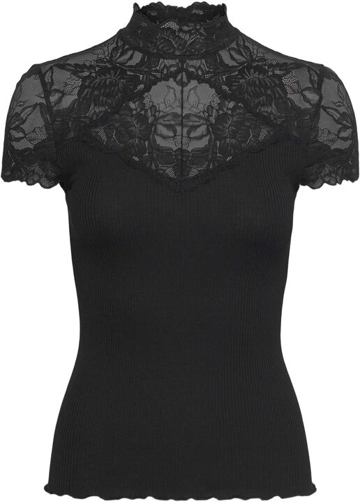 RWBeatha Silk Capsleeve Lace T-shirt