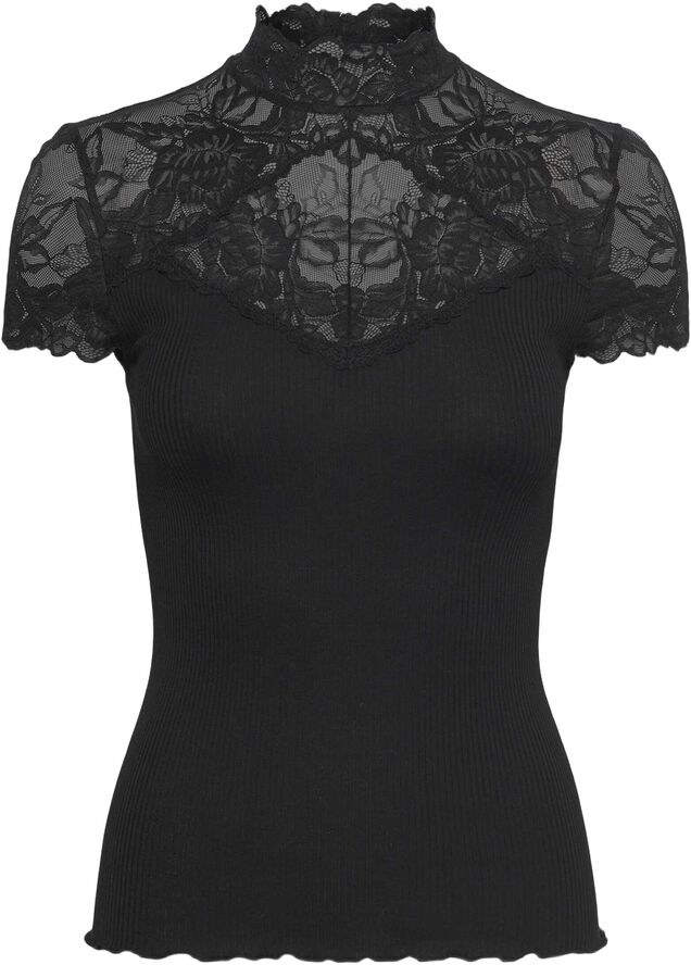 RWBeatha Silk Capsleeve Lace T-shirt