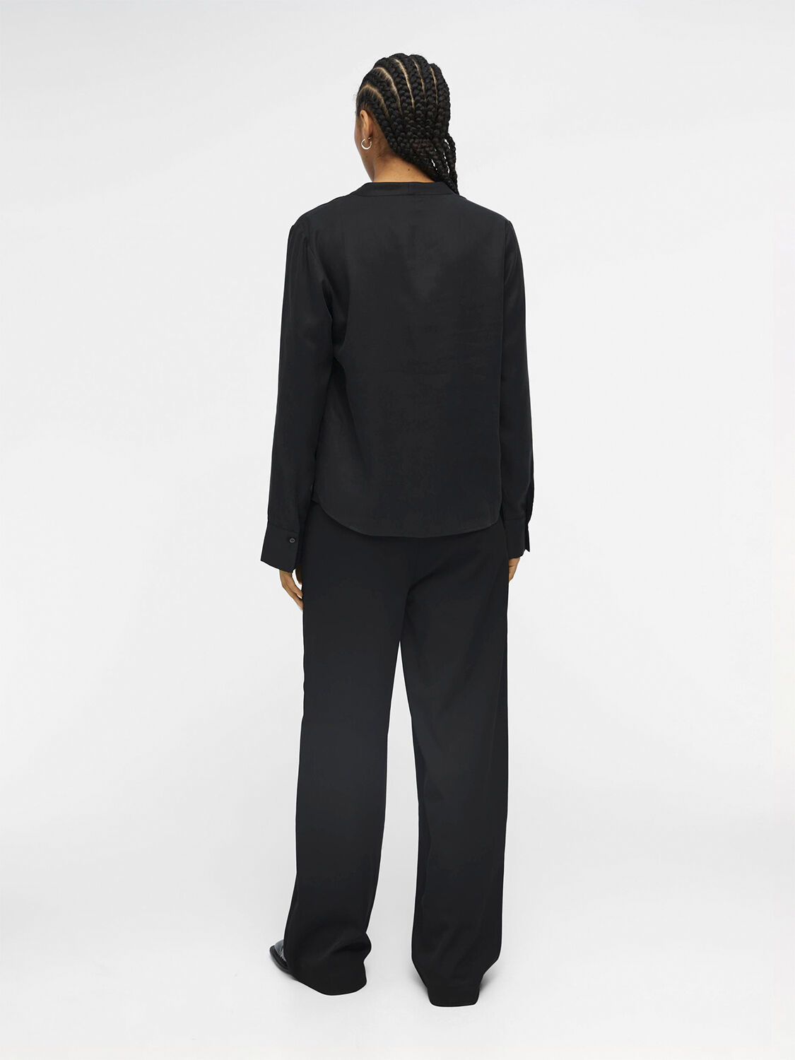 OBJTILDA L/S V-NECK SHIRT NOOS