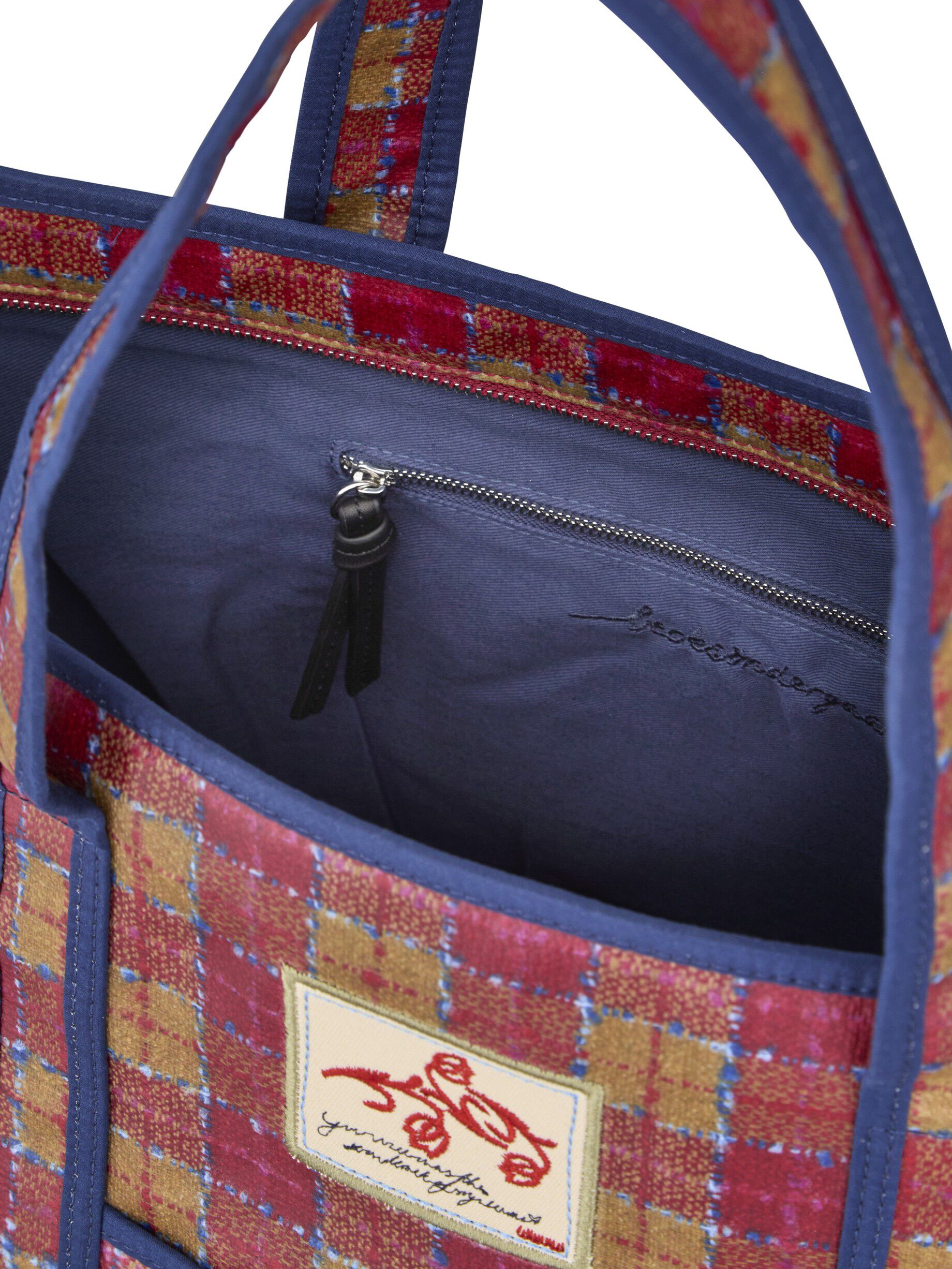 Checky Coated Aubrey Bag