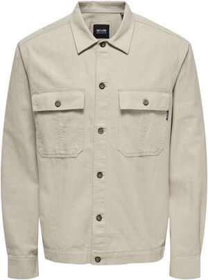 ONSKENNET LS LINEN OVERSHIRT NOOS
