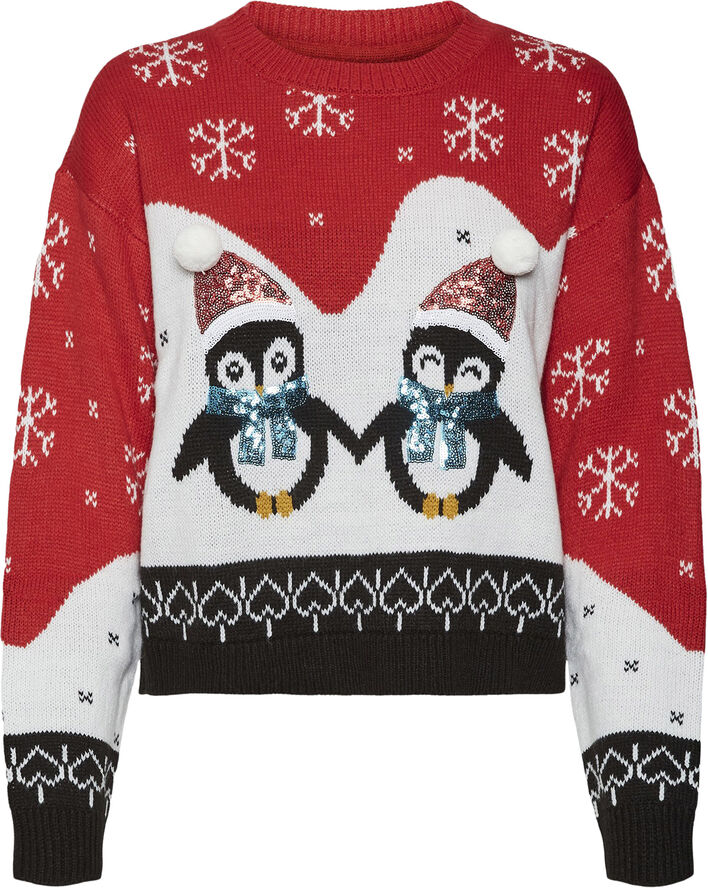 VMPENGUINLOVE LS O-NECK PULLOVER XM