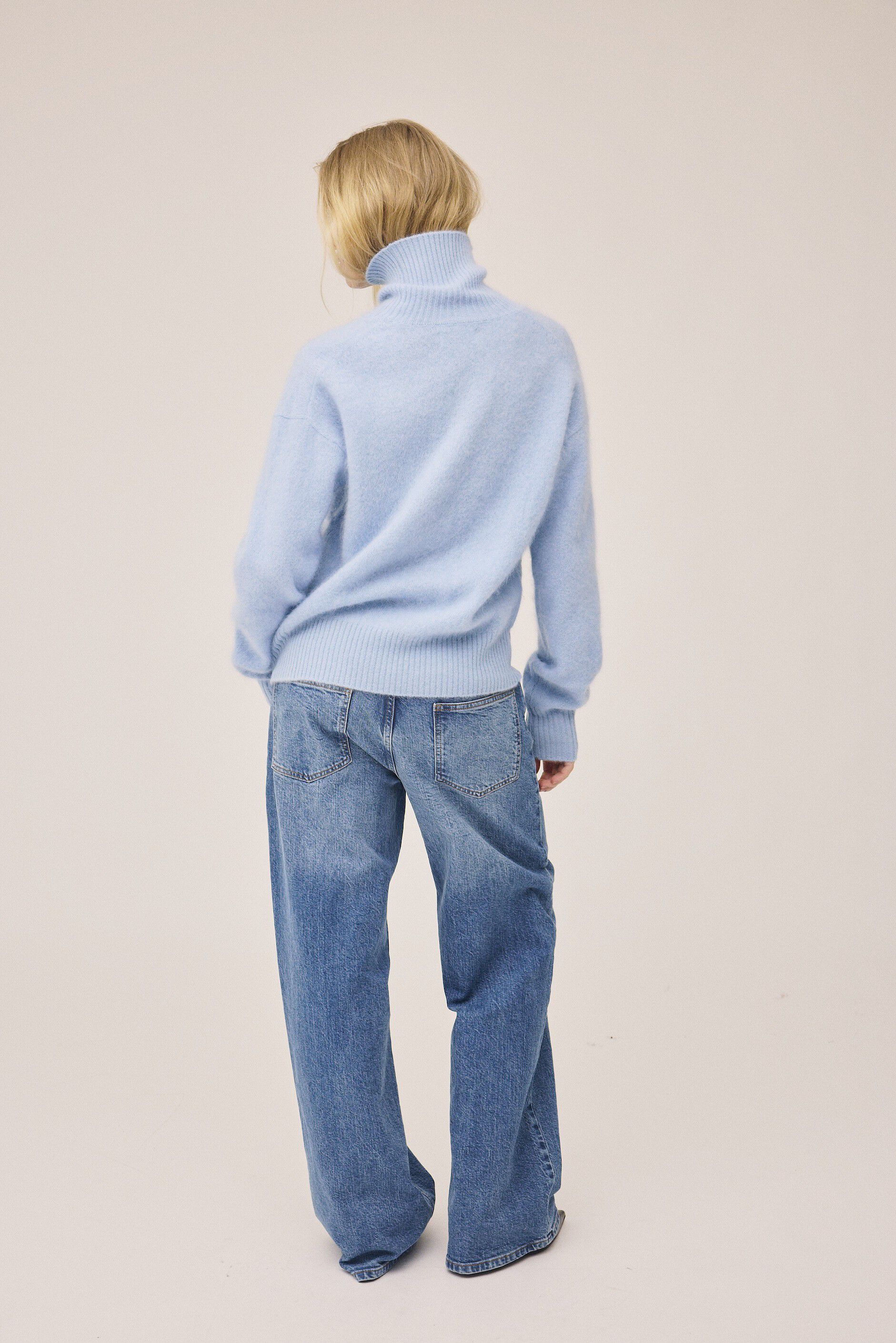 Kathy 4 High Neck Sweater - 100% Wool RWS