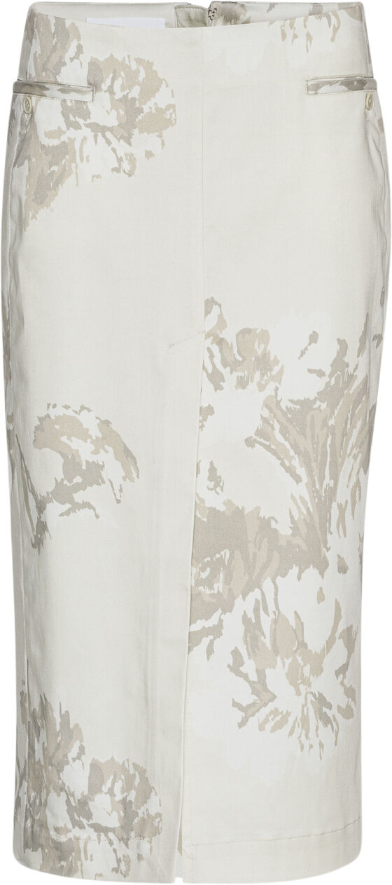 FLORAL MIDI SKIRT