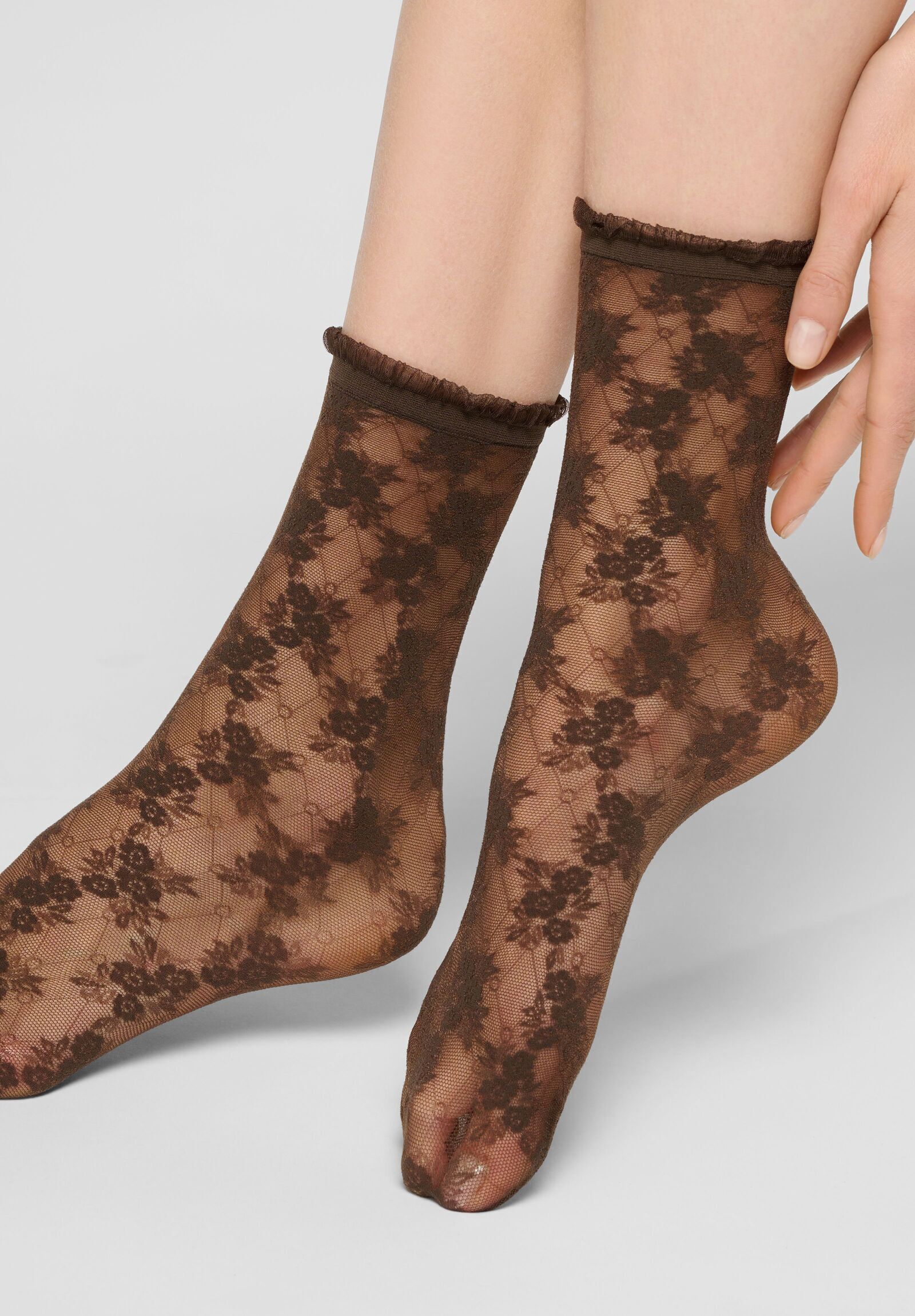 Oroblu Stylish Lace Socks 30