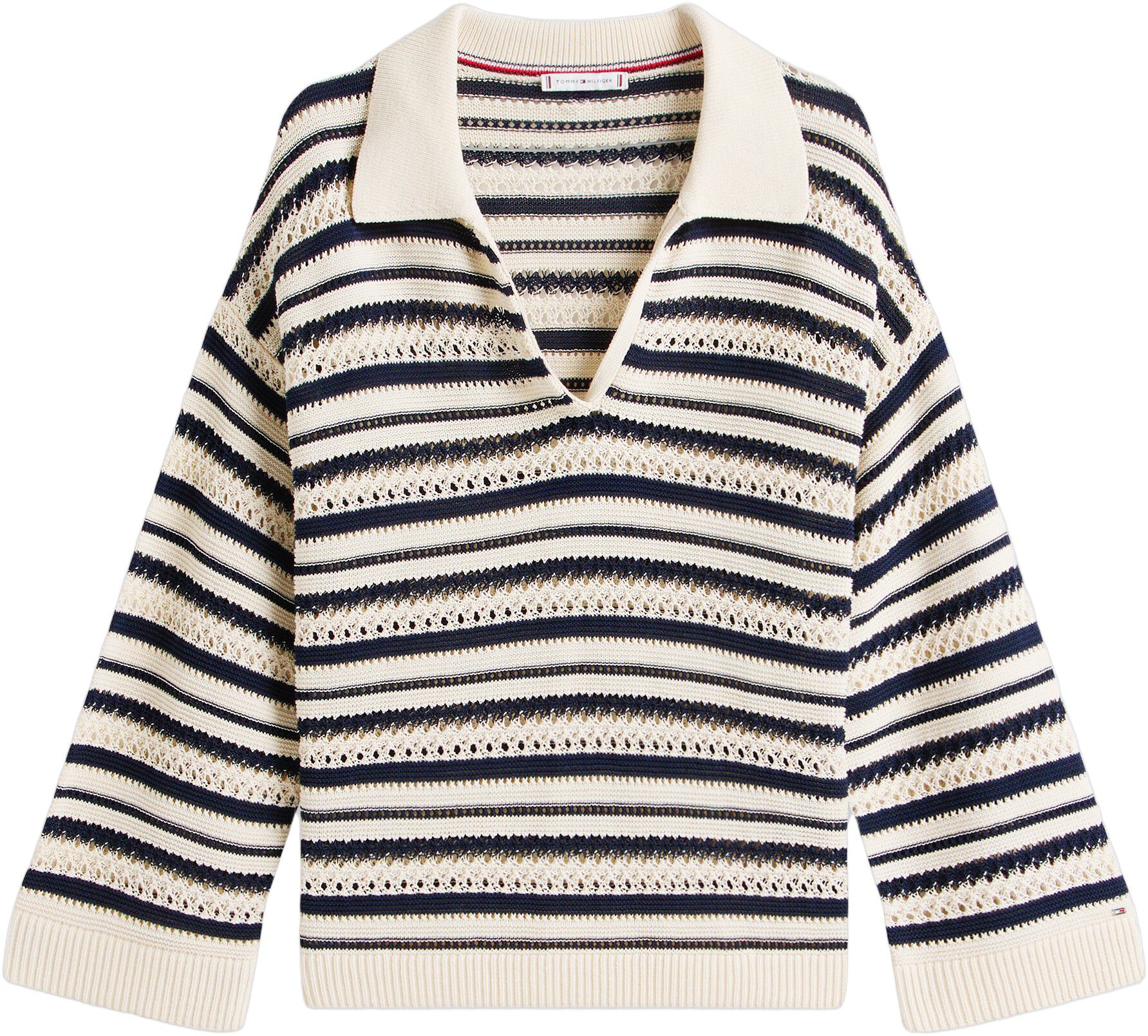 CROCHET RLX LS POLO SWT