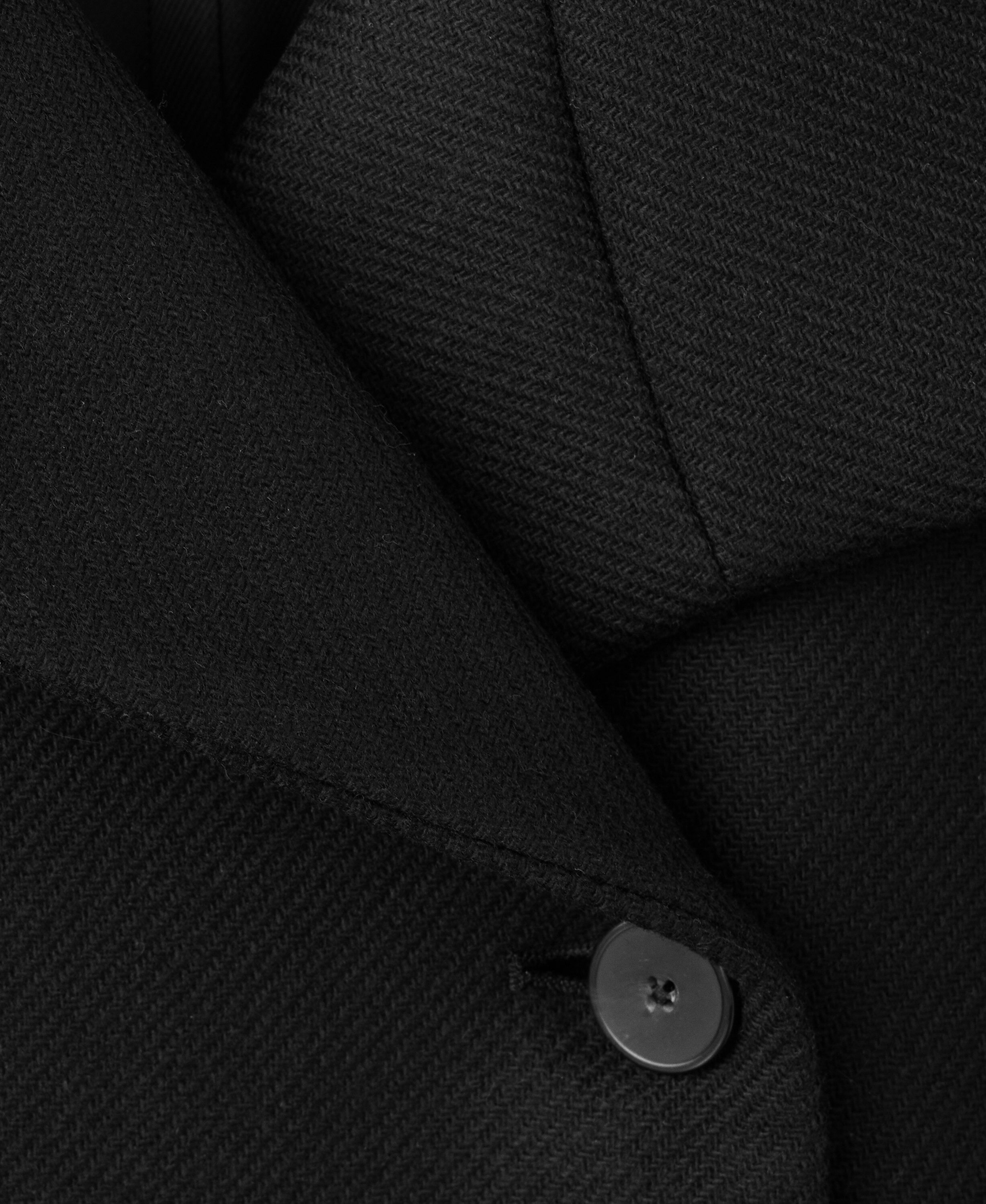 Manteco wool coat with funnel neck