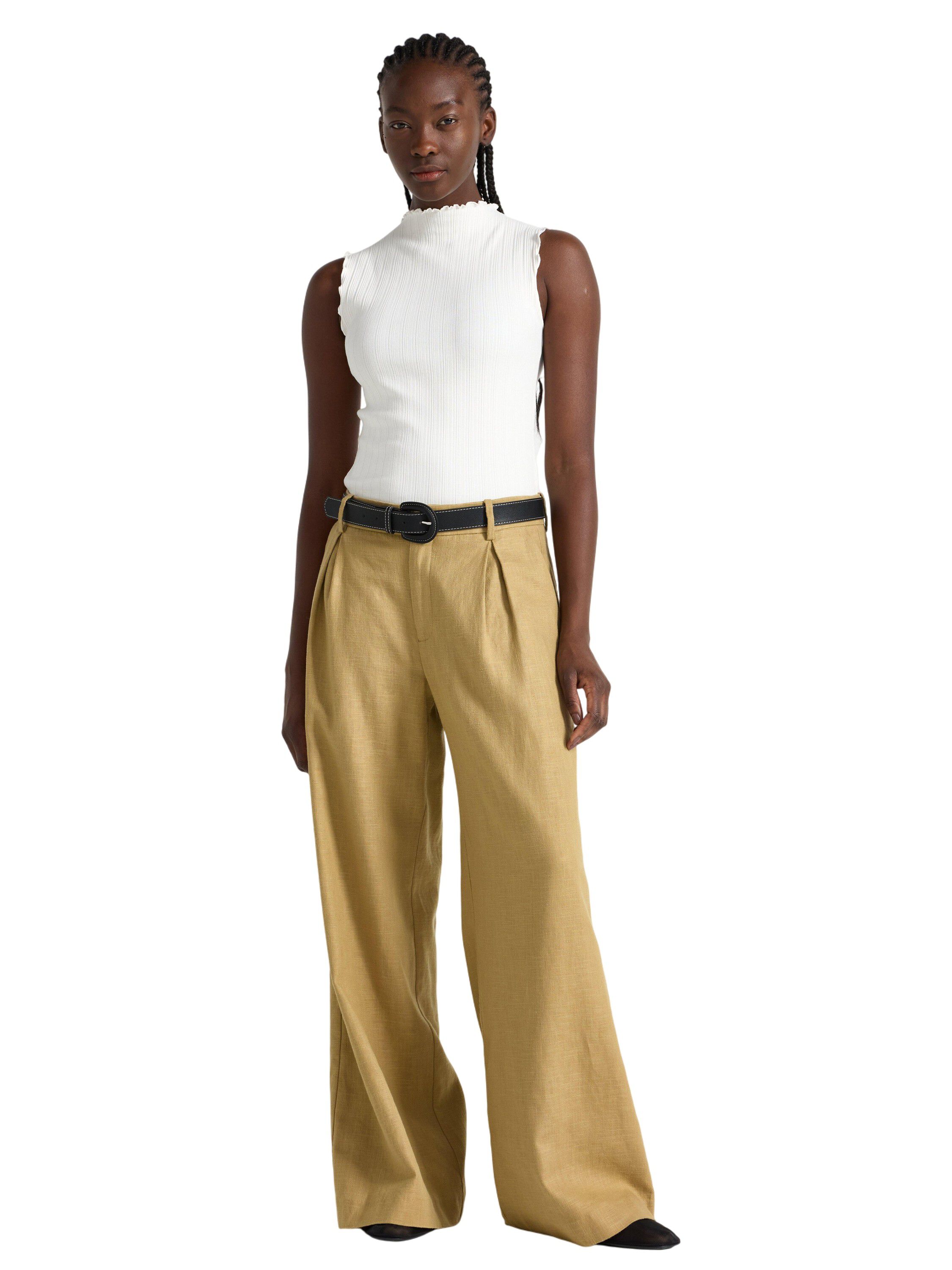 �rml&ouml;s ribbad topp med b&aring;tringni