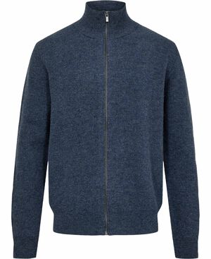 Maryn 4 Cardigan m. lynlås - 100% lammeuld RWS