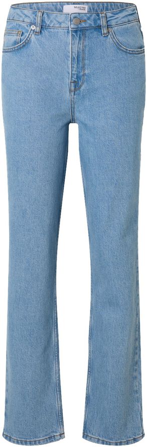 SLFALICE MW STRAIGHT LIG BLUE JEANS