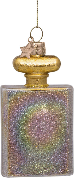 Ornament glas parfume transparent VONDELS