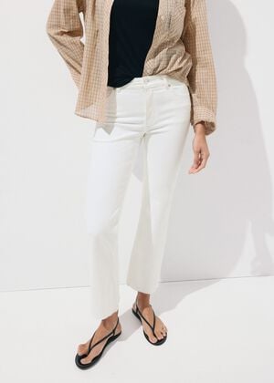 Sienna flared cropped jeans