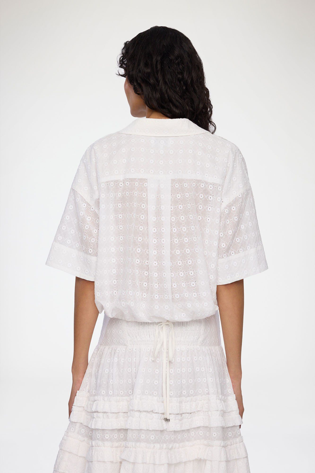 Broderie Anglaise Cropped Bowling S