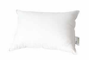 Høj Downfeel pude med speciel microfiber