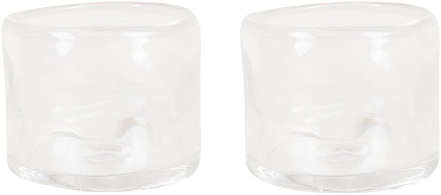0405 Glass Set of Two | Clear | Wide