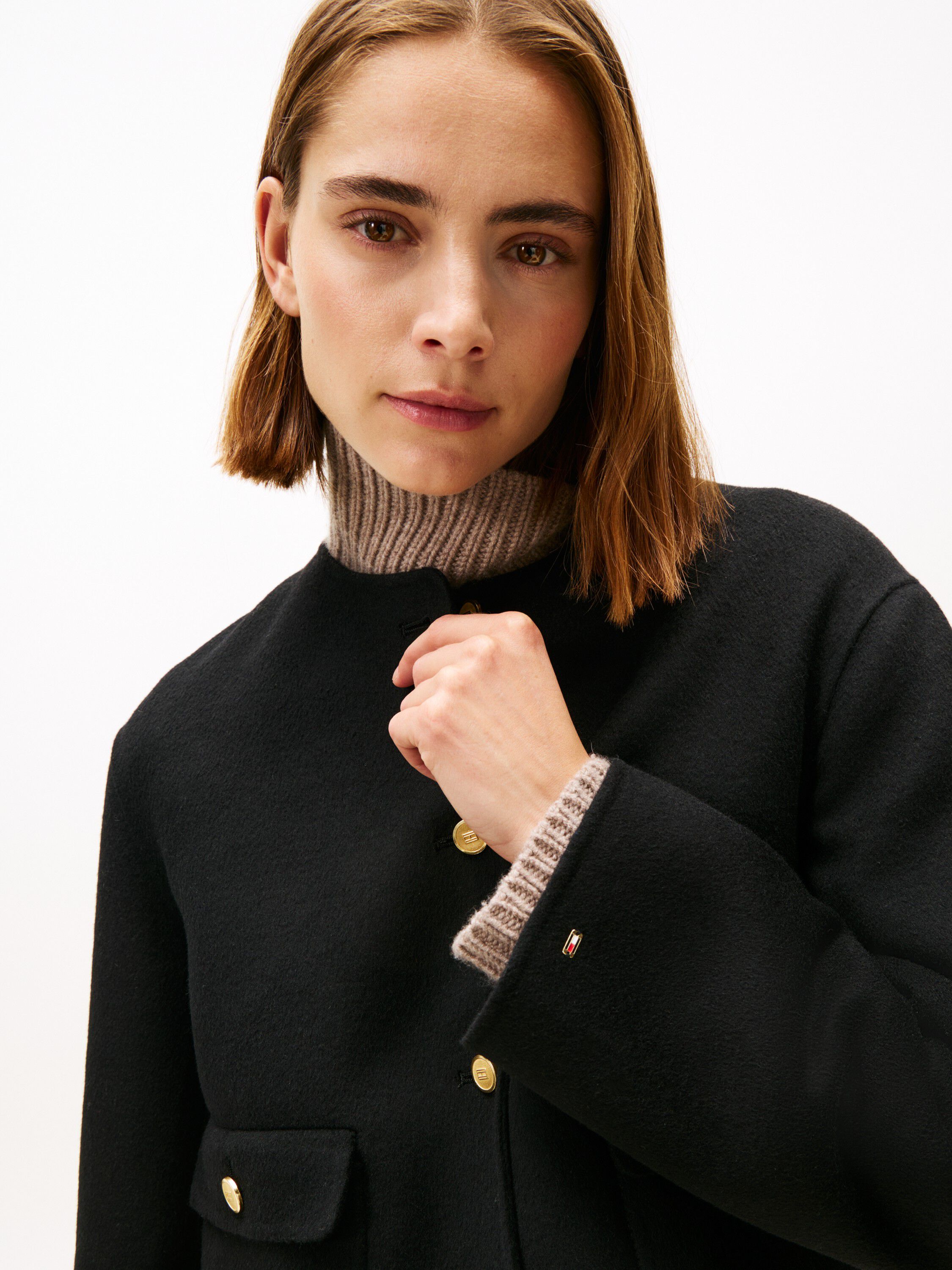 DF WOOL BLEND REG LADY JACKET