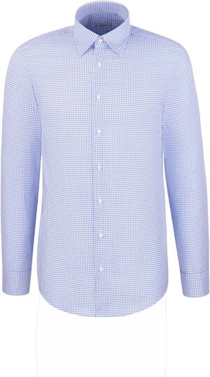 Business shirt Slim 1/1 Covered-Button-Down-Collar Check