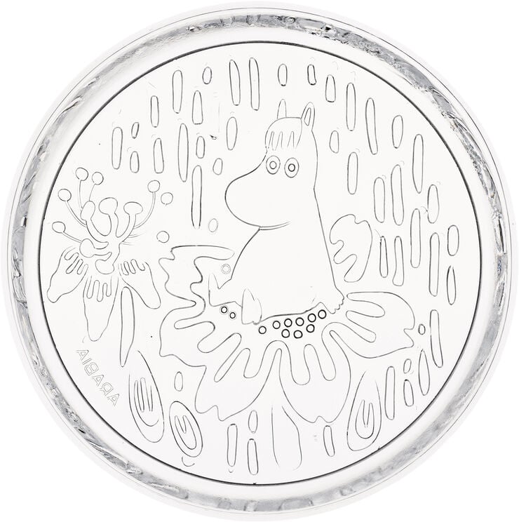 Mumi Glastallerken 17 cm Klar