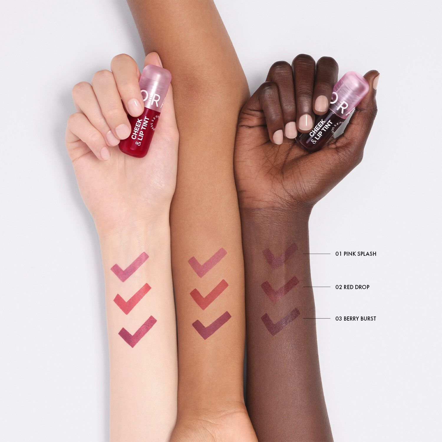 Cheek & Lip Tint - Tusch til l&aelig;ber og kinder, der ikke smitter af