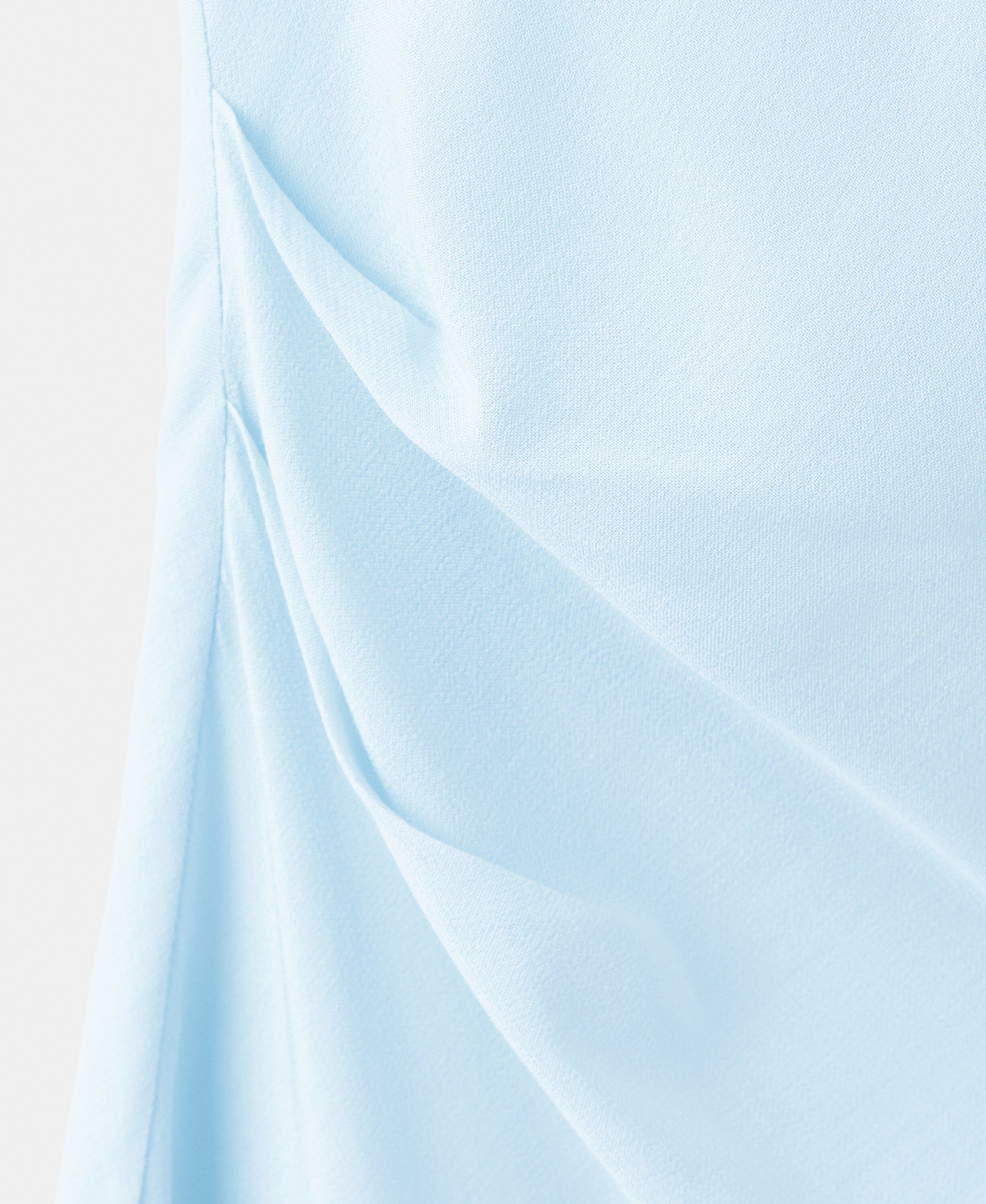 Draped halter dress