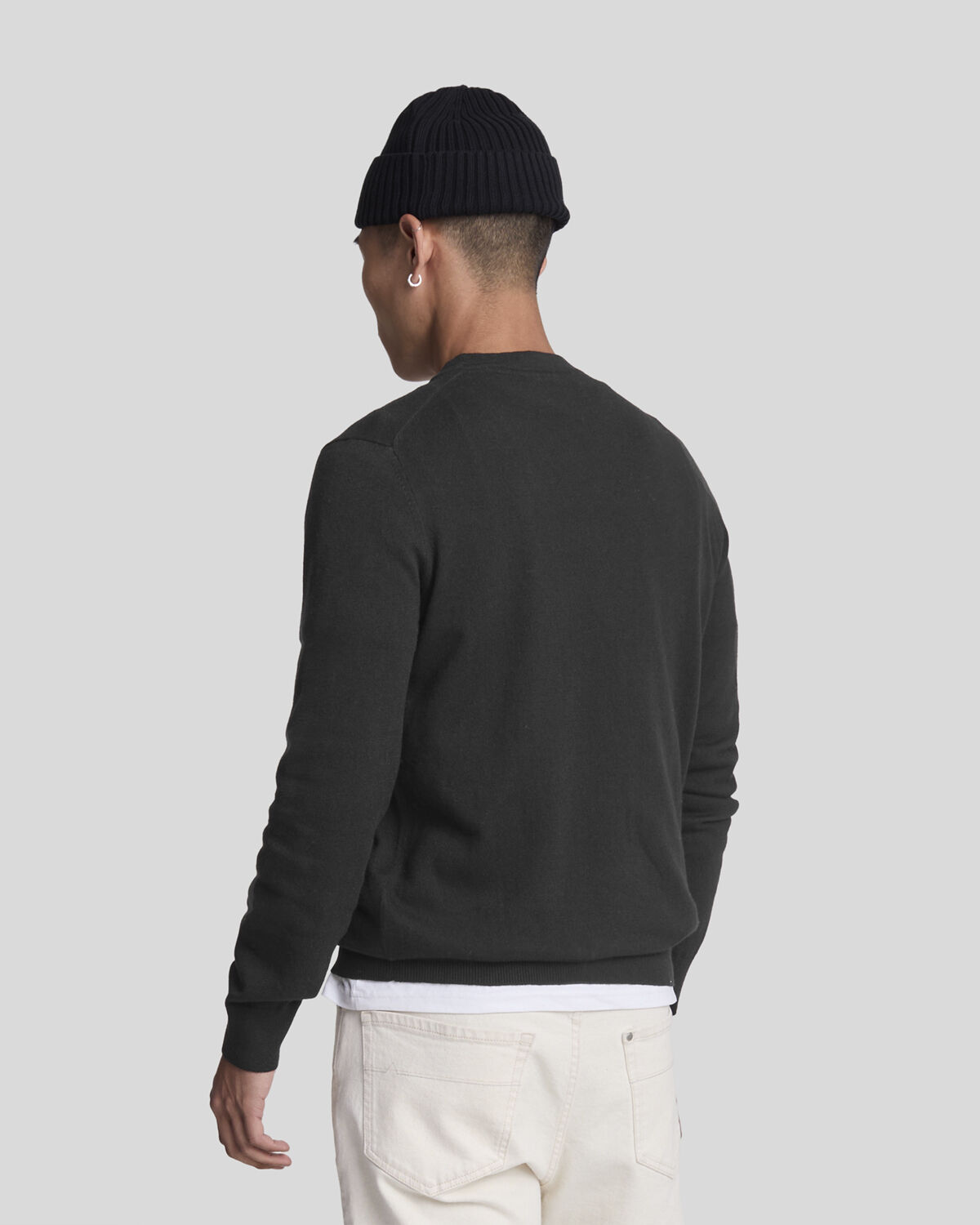 Cotton Merino Crew Neck Jumper