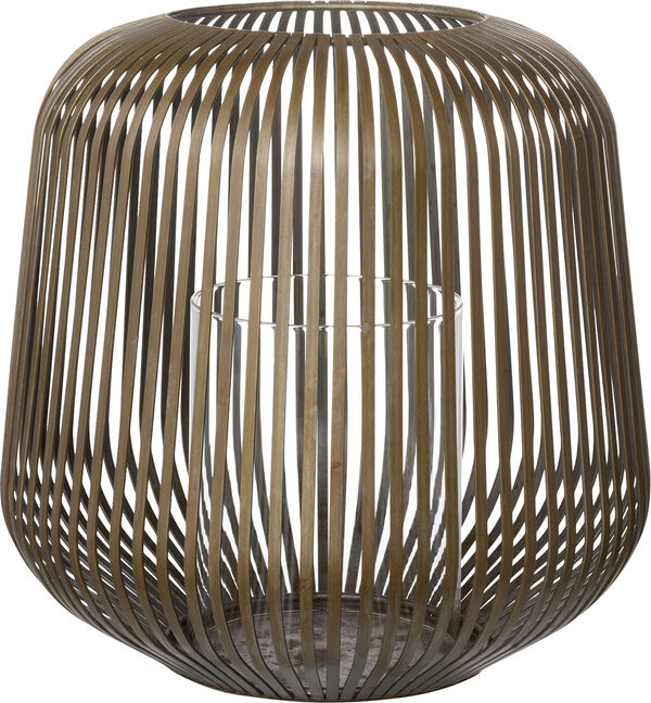 Lantern -LITO- Colour Rusty look Size M incl. inner glass cy