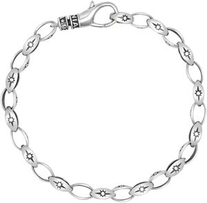 Sterling Silver Star Link Bracelet