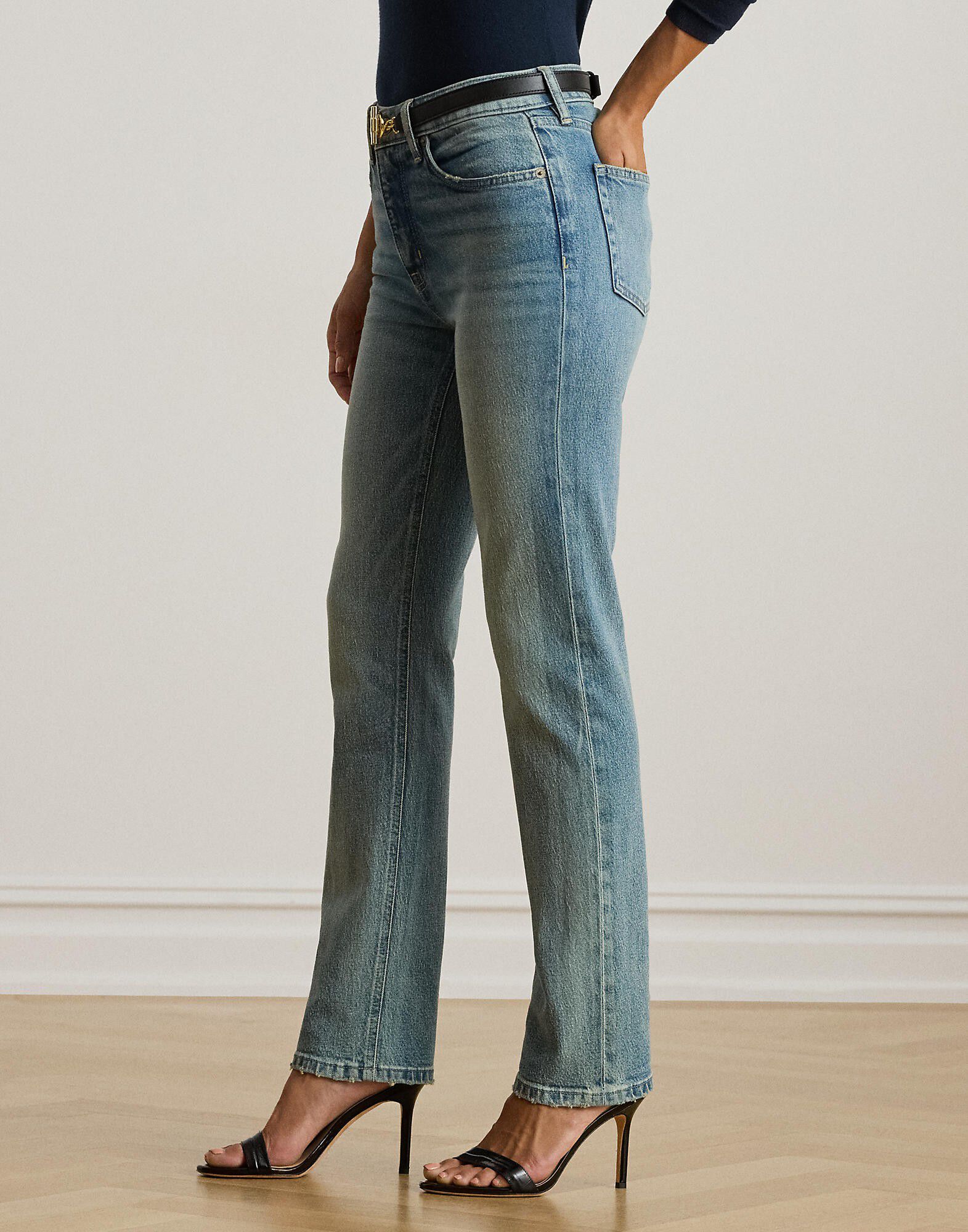High-Rise Straight Ankle Jean