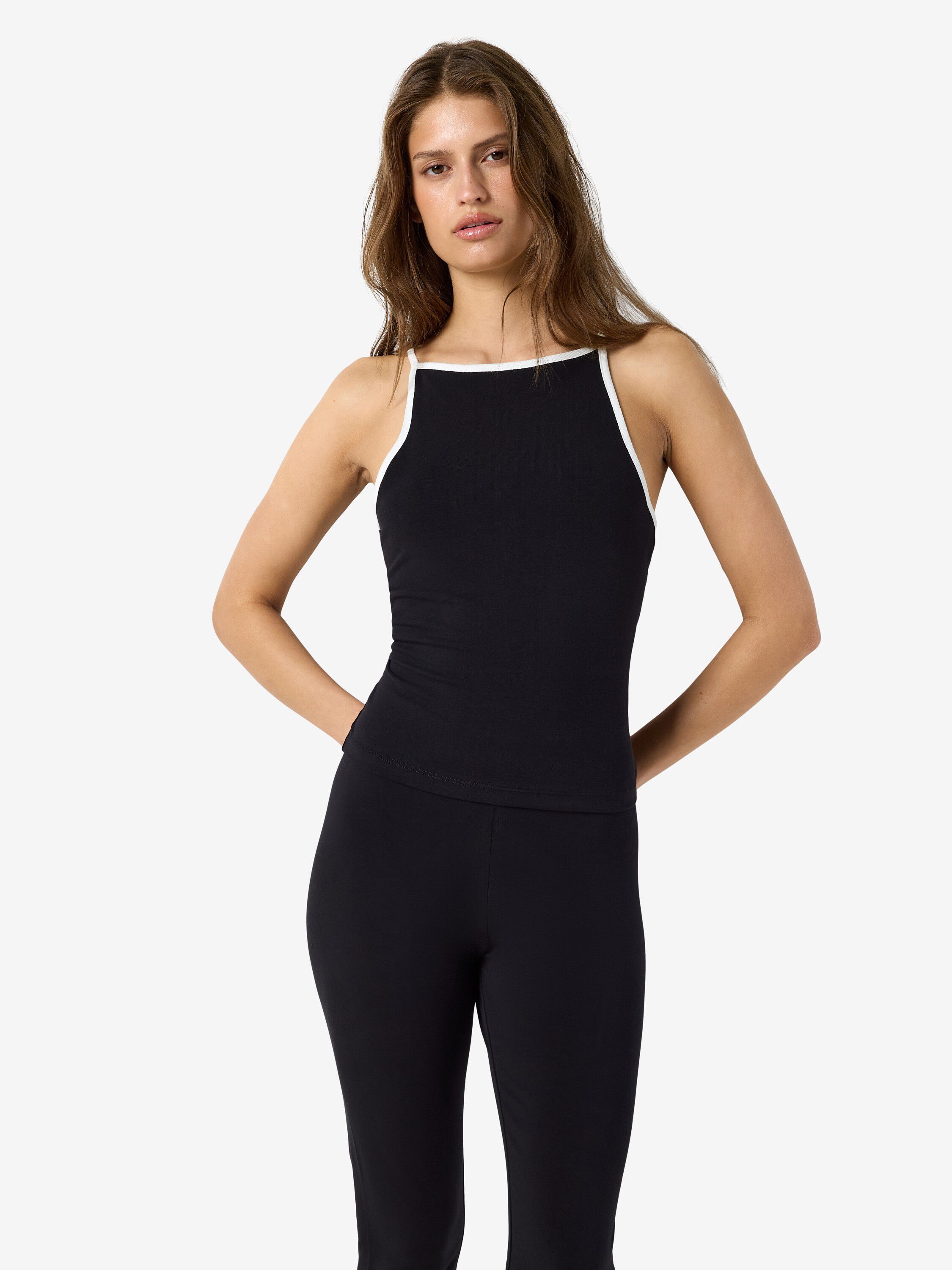 NMELLA SINGLET CONTRAST TANK TOP TN