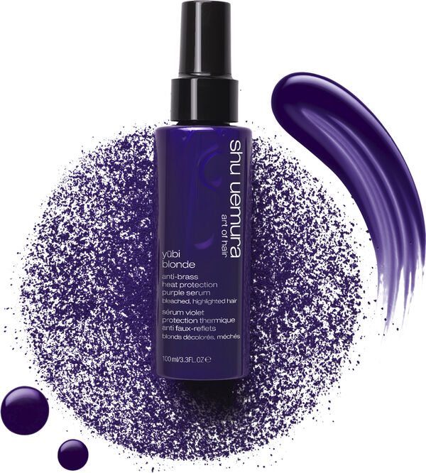 y?bi blonde purple blow dry serum