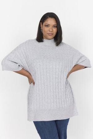 Curvy WA-JAMIA 1 Pullover Lys grå