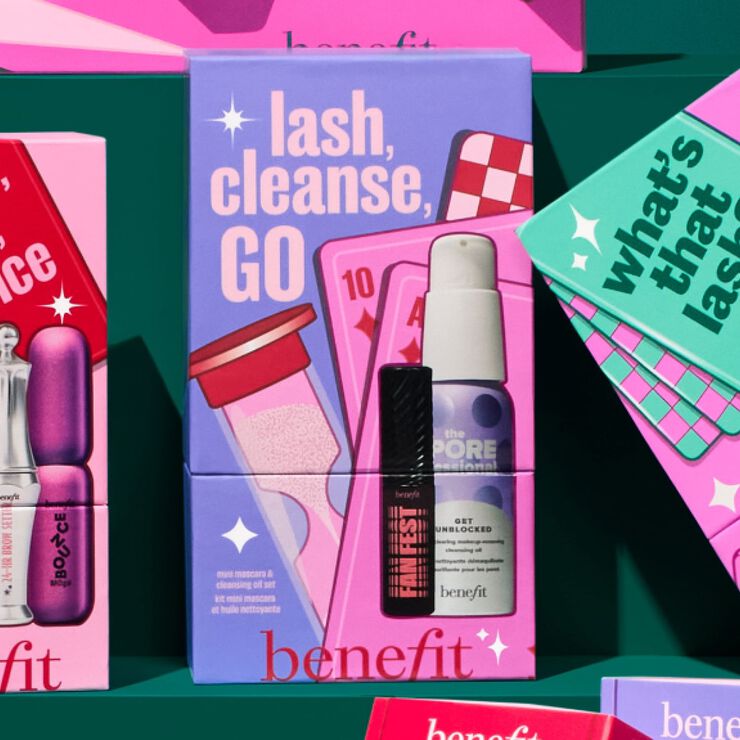 Lash, Cleanse, GO - Gavesæt med mini mascara og Cleansing Oil
