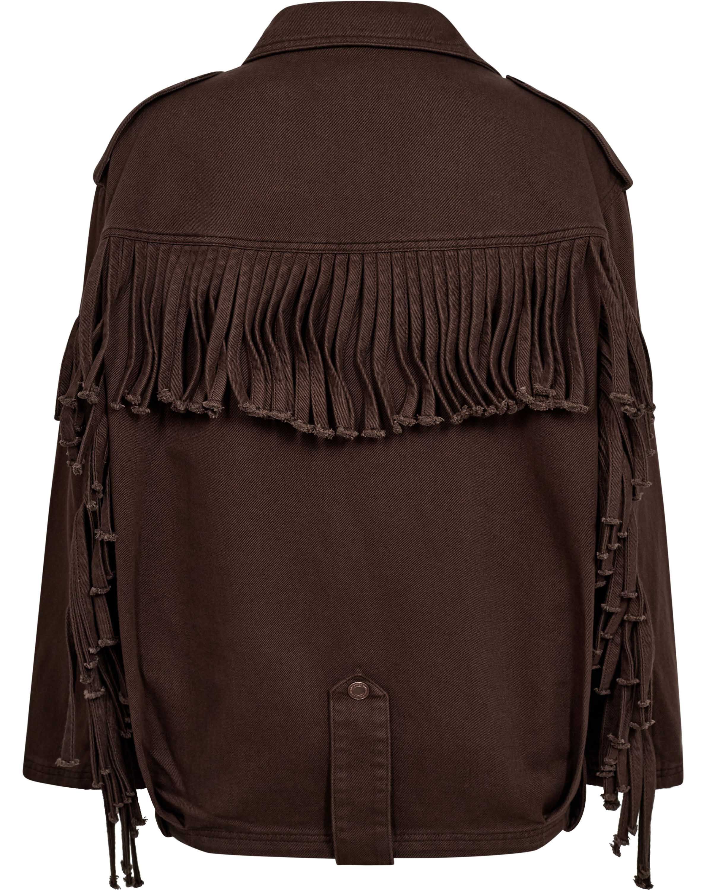 Emma 8 Biker jacket with fringes - GOTS