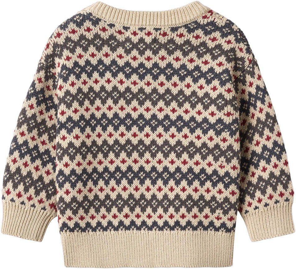Jacquard Strikpullover Harlow