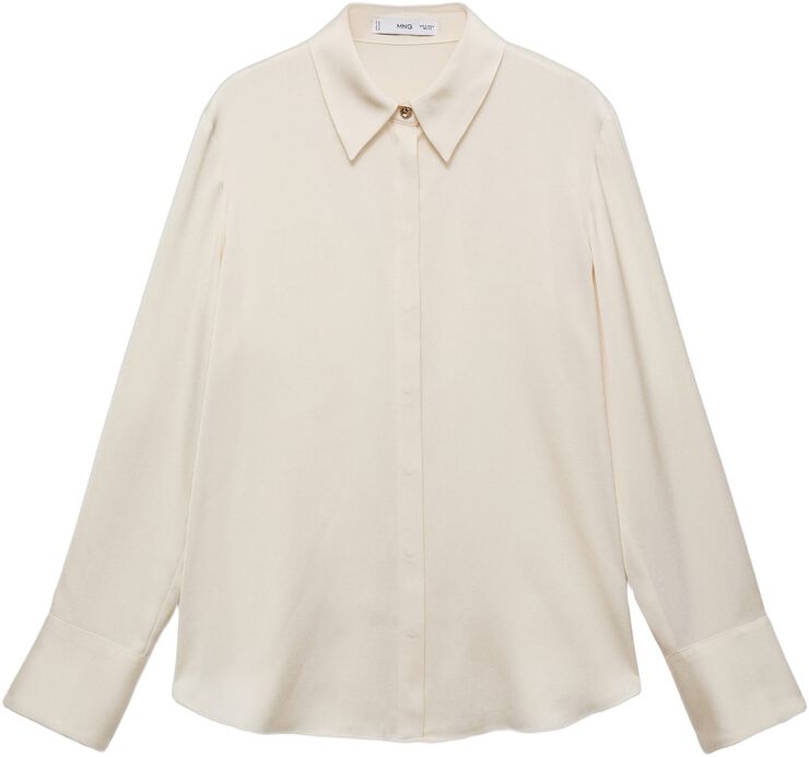 Satin finish flowy shirt