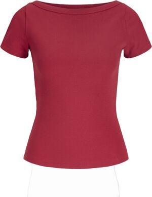 JXFIFI STR SS BOATNECK TEE JRS